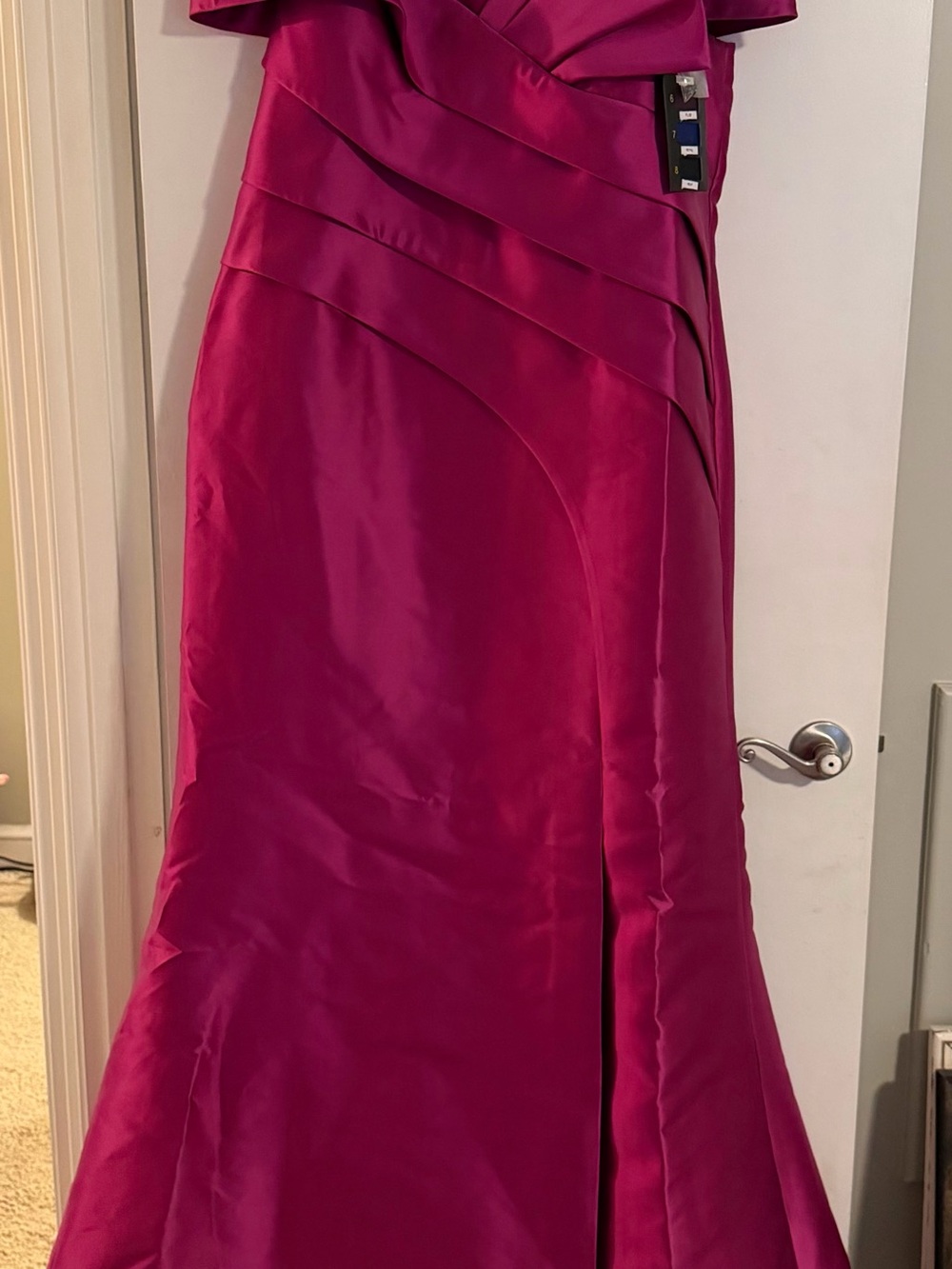 Elegant Fuchsia MOB/MOG Dress